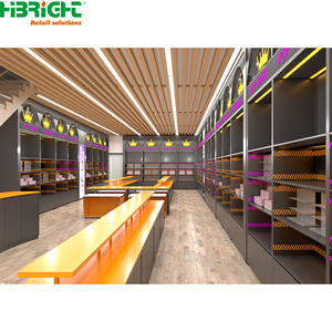 ชั้นวางสินค้าแบบกอนโดลาของร้านขายของชำอเมริกัน และชุดเครื่องคิดเงิน POS - Product Image 6