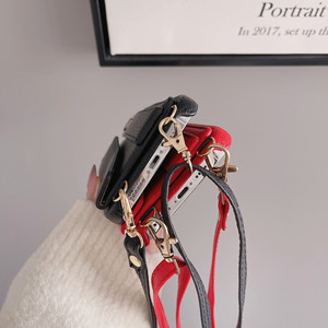 Étui de téléphone en cuir grainé Litchi avec bracelet porte-cartes pour <span class=keywords><strong>iPhone</strong></span> 16 15 13 12 Pro Max, housse à <span class=keywords><strong>bandoulière</strong></span> croisée - Product Image 5