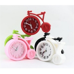 Regalos Infantiles al por Mayor, Reloj Silencioso con Diseño Creativo de Bicicleta Multicolor - Product Image 2