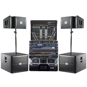 Vrx 932 Alto-falantes de matriz de linha ativa de 12 polegadas Sistema de som de áudio de palco profissional Alto-falantes jbl para ambientes externos