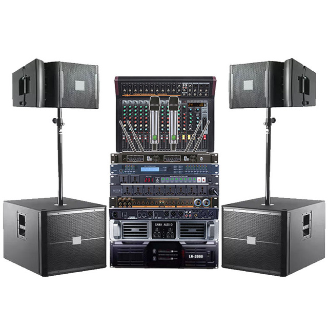 Vrx 932 12 Inch Active Line Array Speakers Professional Stage Audio Sound System Outdoor Speakers
