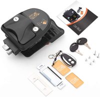 1 Set RV Keyless Entry Serratura Della Porta Maniglia del Fermo Manopola Catenaccio Caravan Trailer Nero, Auto di Blocco Tool Kit