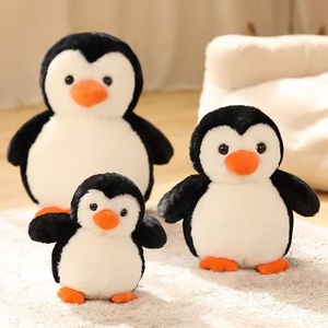 Peluche de Pingüino Adorable y Regordete, de Piel Sintética con Relleno de Algodón PP, Decoración Acogedora para el Hogar, Lindo Compañero de Peluche, Accesorio para Fotos - Product Image 2