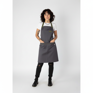 Grembiule da lavoro Bilbao con ricamo, versatile, da indossare in vita, per tutti i giorni, feste, matrimoni, pulizie, giardinaggio, barista, barbiere, Natale - Product Image 2