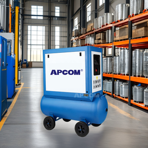 Compresor de aire scroll de baja vibración con refrigeración por aire, inyección de aceite, accionamiento coaxial, bomba de aire scroll compacta de 2.2kw-11kw para pequeñas fábricas - Product Image 5
