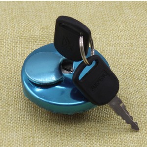 Bouchon de réservoir de carburant Jincheng AX100 en plastique pour moto avec clés - Product Image 3