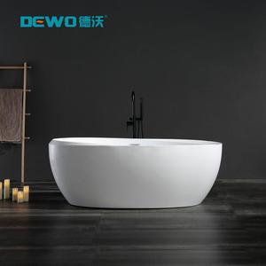 Baignoire autoportante en acrylique de conception japonaise, inspirée de l'architecture française australienne, avec drain, écologique, minimalisme, appartement, villa - Product Image 3