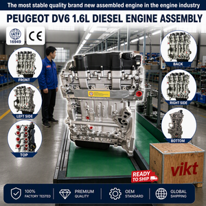 Conjunto de Motor Diésel Peugeot Dv6 1.6l Premium, Cigüeñal de Hierro, Motor Nuevo para Citroën, Ford, <span class=keywords><strong>Mazda</strong></span>, Precio al por Mayor - Product Image 1