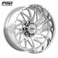 Jantes forgées sur mesure 22 24 26 28 pouces, usinées, à motif multi-boulons, 6*5.8*5.5, en alliage forgé pour CHEVROLET