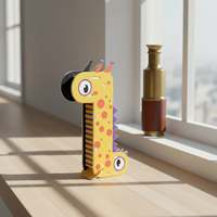 Jouets de periscope auto-fabriqués de télescope de girafe de dessin animé mignon pour que les enfants apprennent l'optique