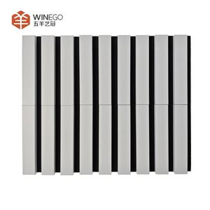 와인고 흡음 아쿠스틱 벽 패널 배경 목재 슬랫 벽 패널 나사 설치 목재 아쿠스틱 슬랫 벽 패널 - Product Image 6