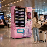 Distributeur automatique haut de gamme à écran tactile sans espèces pour cosmétiques, rouges à lèvres et coffrets cadeaux de boutique en libre-service
