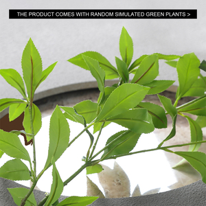 Peinture de décoration de salon de style <span class=keywords><strong>simple</strong></span> moderne gravure laser simulation de plante verte décoration murale de maison peintures murales - Product Image 4