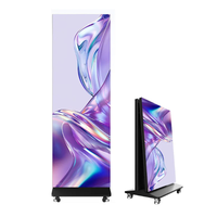 Pantalla LED de Alta Luminosidad P2.5 para Señalización Digital, Tótem con Soporte para Carteles, Pantalla de Video para Marketing y Publicidad