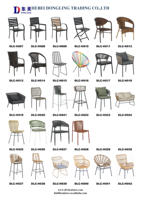 DL Mobilier Vente en gros Sortie d'usine Chaise de salle à manger en métal peint Chaise de salle à manger avec siège en bois et tôle de fer pour jardin