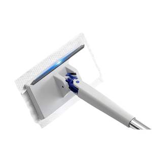 自动夹紧环保自绞地板清洁拖把可更换超细纤维织物湿纸巾一次性钢窗 - Product Image 5