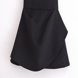 <span class=keywords><strong>Abbigliamento</strong></span> da <span class=keywords><strong>donna</strong></span> 2024 nuova moda abito Top in misto misto abito <span class=keywords><strong>retrò</strong></span> classico Mini abito da <span class=keywords><strong>donna</strong></span> nero - Product Image 6