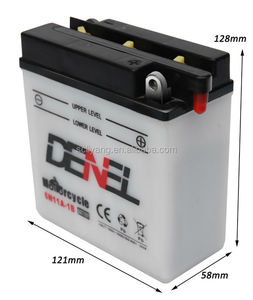 Batterie au plomb-acide DENEL pour moto 6V 11AH Batterie de moto - Product Image 3