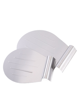Outils <span class=keywords><strong>de</strong></span> pâtisserie sûrs pour <span class=keywords><strong>la</strong></span> cuisine, plateaux en acier inoxydable avec poignée incurvée pour manipuler les gâteaux lourds, stable - Product Image 2