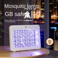 Lampe anti-moustiques UV rechargeable par USB, piège à insectes d'intérieur pour la maison, la chambre, le bureau, lutte antiparasitaire