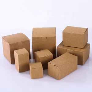 Pequeñas Cajas de Regalo a Granel con Tapas Pequeña <span class=keywords><strong>Caja</strong></span> Marrón Personalizada para Velas Taza Perfume Adornos Artesanales Galletas Golosinas Favores - Product Image 1