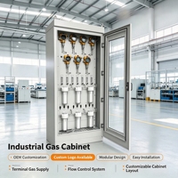 Système de prélèvement de gaz multi-canaux en ligne OEM Bayou-LOk, armoire de surveillance de débit, aménagement sur mesure, gaz spécial de laboratoire
