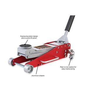 3 أطنان الألومنيوم الهيدروليكية 2 القطب سباق رفع السيارات البطانات الرافعات - Product Image 1
