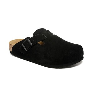 Sabots Boston Birkenstock en daim à semelle EVA durable, <span class=keywords><strong>mules</strong></span> orthopédiques avec soutien de la voûte plantaire et semelle intérieure en liège, sandales personnalisées, fabrication sur mesure - Product Image 1