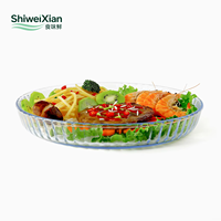Plat de cuisson en verre Shiweixian, puissant et durable, avec couvercles, excellent rapport qualité-prix