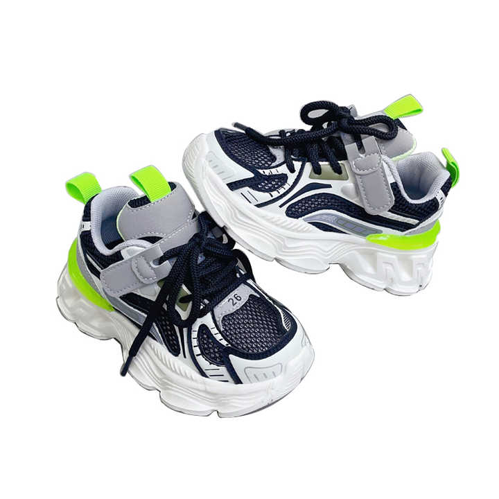 Casual Sneaker Double Rocker Shoes Children's Double Mesh Shoes