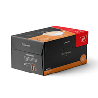 Boîte d'emballage personnalisée en carton pour capsules de café Nespresso avec logo