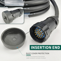 19-poliges Socapex-Kabel H05RN-F 2,5mm² Wasserdichtes Bühnenlicht-Stromkabel Hochbelastbares Mehradriges Gummikabel 3M/5M/10M