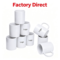Mug en céramique vierge de 15 oz, enduit pour sublimation, personnalisable pour toutes impressions, sans BPA, compatible micro-ondes et lave-vaisselle, écologique, souvenir DIY