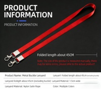 Lanières de cou personnalisées en polyester 2026, sublimation, logo imprimé sur mesure, pour carte d'identité professionnelle