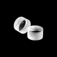 Lente Esférica Pulida de MgF2 Óptico de Alta Precisión Personalizada, Lente Biconcava de Fluoruro de Magnesio para Detectores de Alta Energía
