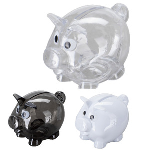 Piggy Bank Plastic Pig Shape Money Box For Business Gifts Advertising Promotional Use - Product Image 4