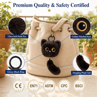 Peluche ours bouclé doux et mignon, jouet en peluche personnalisé pour la Saint-Valentin, jouet animal en peluche, compagnon pou