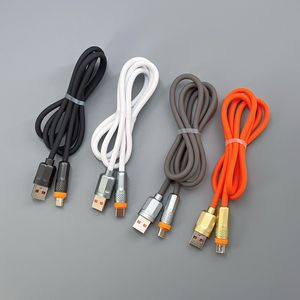 New Armor Thiết Kế Chống-Rotura Vàng Đầu Od5.0 Silicone Mềm Cable Đối Với Samsung Đối Với Xiaomi Tất Cả Các Điện Thoại Di Động USB C Cáp Dữ Liệu - Product Image 1
