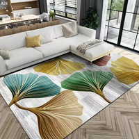 Tapis de salon épais antidérapant, le plus grand, lavable en machine, décoration moderne pour la maison, tapis en velours cristal, adapté aux animaux domestiques, rembourré