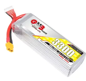 GNB 3000 3500 5000mAh 6S LiPo 22.2V 100C XT60 RC auto Drone LiPo batteria volo alta scarica C valutazione prestazioni per Drone RC