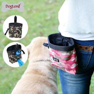 Fashionable Cloth Pet <b>Poop</b> <b>Bag</b> <b>Dispenser</b> and Food Treat Pouch for Dogs - Product Image 5