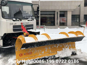 DONGFENG 4*2 LHD RHD Barredora de nieve Camión Montado Pala de nieve hidráulica Limpieza de carreteras - Product Image 3