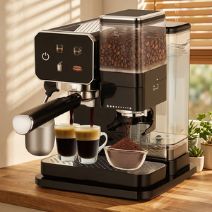 Machine à café expresso semi-automatique multifonction pour usage domestique et vente au détail, en gros - Product Image 1