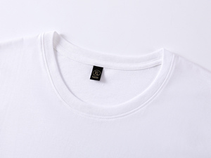 T-shirt décontracté pour homme en coton 100% doux, respirant, à séchage rapide, toucher frais, vert menthe, élastique, pour usage quotidien, vente en gros - Product Image 4