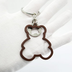 Tùy Chỉnh Hoa Ban Đầu <span class=keywords><strong>Keychain</strong></span> Thép Không Gỉ Kim Loại Thủ Công Mỹ Nghệ Với Khắc <span class=keywords><strong>Laser</strong></span> Cho Khách Sạn Quà Lưu Niệm Và Bán Lẻ Hàng Hóa - Product Image 2