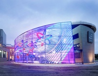 Verre intelligent à intensité variable, verre PDLC à confidentialité commutable pour les murs-rideaux de bâtiments modernes et les portes de salles de conférence