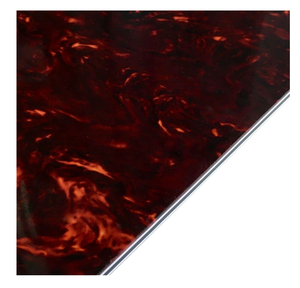 卸売290 * 435mm 4プライパールブロンズスクラッチプレート素材シートDIYブランクベースギターピックガード - Product Image 1