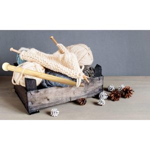 Indskill Large Size Bamboo <b>Knitting</b> Needle Straight Single Pointed Thick Knit Needles 10-inch Length Jumbo <b>Knitting</b> Needles - Product Image 5