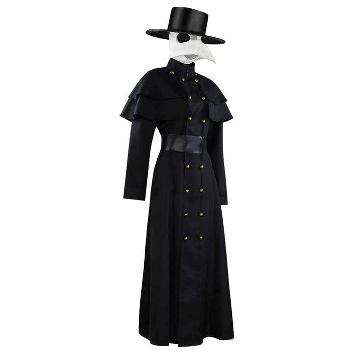 Capa Con Capucha Negra Para Halloween Y Cosplay - Disfraz Unisex De Vampiro Medieval - Ideal Para Fiestas, Carnavales Y Eventos Temáticos
