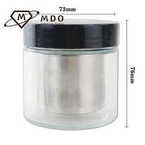 Mini Portable pierres précieuses en vrac pierre diamant rondelle bijoux nettoyage pot outil bouteilles en <span class=keywords><strong>verre</strong></span> tasse en <span class=keywords><strong>verre</strong></span> pour le nettoyage du diamant - Product Image 5